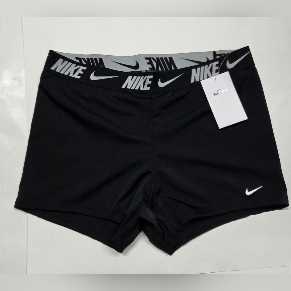 Nike Womens 3" Shorts Swim Dri-Fit Moisture wicked technology Size -XL NEW!